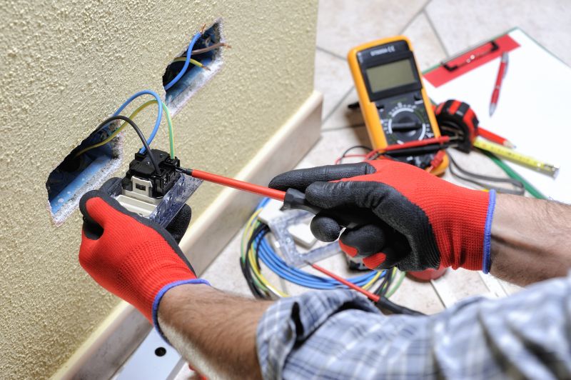Electrician Performing Wiring